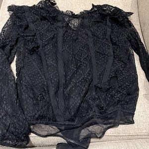 Free people body suit with built in cami